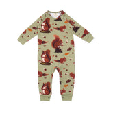 Pamuklu bebek tulumu (organik)